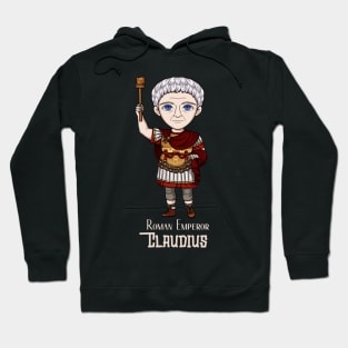 Claudius the Conqueror: A Majestic Design Celebrating the Military Triumphs of Rome's Emperor Hoodie